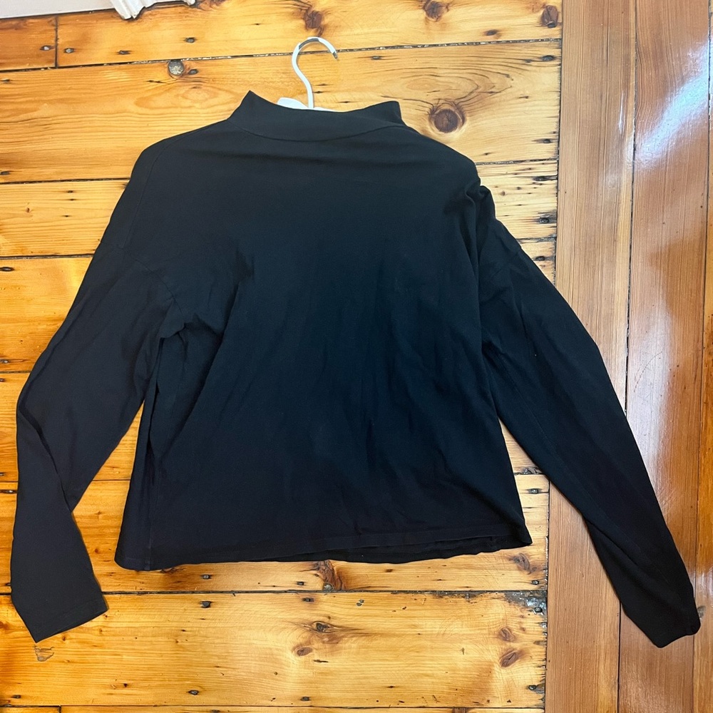 Everlane long sleeve black mock neck size S